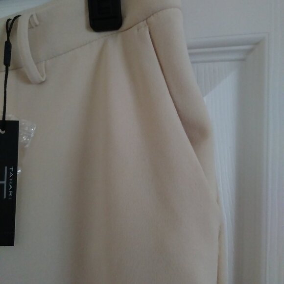Tahari Crème Brulee Career Pants Size 8 - Picture 3 of 13